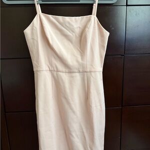 French Connection Strapless Blush Dress